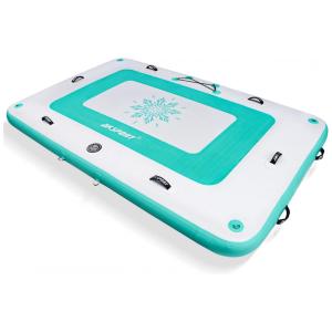 Plataforma Inflável até 6 Pessoas para Piscinas e Lagos, AKSPORT, Azul