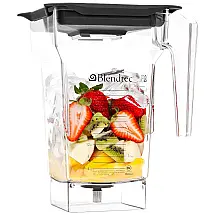 Copo, Jarra para liquidificador, com tampa, capacidade de 2 L, 75OZ, BLENDTEC, Preto