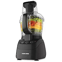 Processador de Alimentos Capacidade 2.4L 500W, 110v, BLACKDECKER FP2500B, Preto