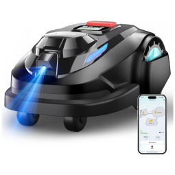 Cortador de Grama Robô N1600 PRO YARDCARE Preto – Mapeamento de Alta Precisão, Navegação Avançada, Cobertura 1600 m²