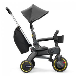 Triciclo Infantil para Passeio Doona , Idade Recomendada 10 Meses a 3 Anos, Cinza