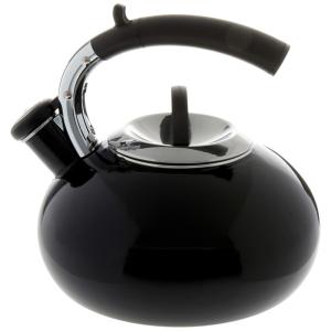 Chaleira com Apito, Capacidade 2L, Aço Inoxidável, CUISINART CTK EOS15BK, Preto