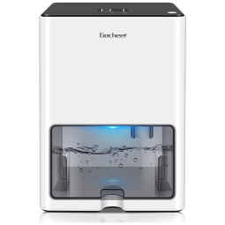 Desumidificador de Capacidade 4L com Desligamento Automático, Área 47 m2, GOCHEER, Branco
