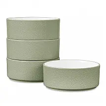 Conjunto de Tigelas, Estilo Minimalista com 4 Peças, Capacidade de 600mL, Material de Porcelana e Formato Redondo, Noritake G030-200D