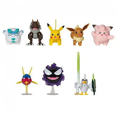 Conjunto de figuras Pokémon Battle