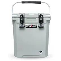 Cooler Térmico Portátil 16 Litros com Alça e Porta Copos, CAMP ZERO, Cinza
