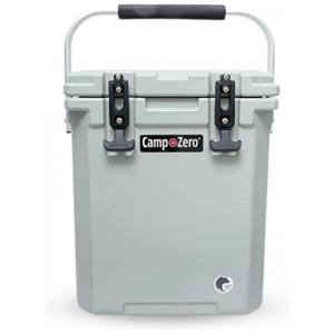 Cooler Térmico Portátil 16 Litros com Alça e Porta Copos, CAMP ZERO, Cinza