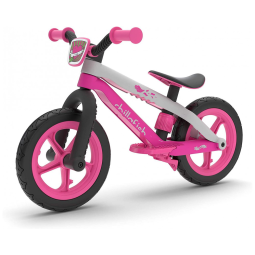 Bicicleta sem Pedal com Apoio para os Pés e Freio de Pé, para Crianças de 2 a 5 Anos, Chillafish Bmxie, Rosa