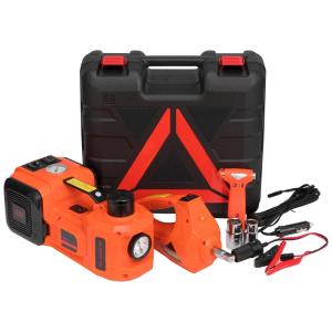 Macaco Elétrico Automotivo Hidráulico com Luz de LED, Suporta até 5 Toneladas, SPECSTAR VH875, Laranja