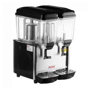 Dispenser de Bebidas Geladas Galaxy Duplo Prata Aço Inoxidável 2 Tigelas 11 L 120V 360W