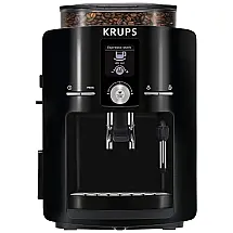 Cafeteira Elétrica Programável Expresso Capacidade 1,8 Litros Tela LCD Moedor de Rebarbas Cor, KRUPS 8000033681, Preto