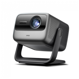 Projetor Portátil DLP Laser Triplo 4K JMGO N1S Ultra 24V 2800 ISO Lumens HDR10 1600:1 Google TV 300" 3D Blu-ray 20W Dolby Digital+