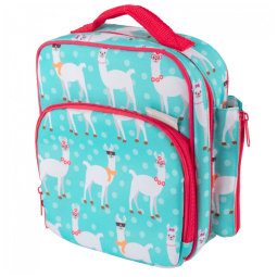 Lhama Lancheira Infantil com Isolamento, Para 3 Anos ou Mais, BENTOLOGY, Azul
