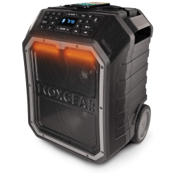 Caixa de Som EcoBoulder MAX, Prova D, Bluetooth, 120 W, com Luz, 110v, ECOXGEAR GDI EXBDR310, Preto