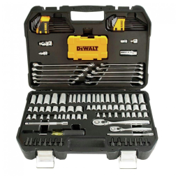 Kit de Ferramentas com Maleta de zenamento, 142 Peças, DEWALT DWMT73802, Amarelo