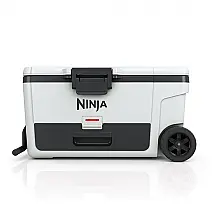 Caixa Térmica Ninja FrostVault FB265WH 61,5 L com Rodas, Zona Seca Refrigerada e Gaveta, Branca