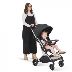 Carrinho de Passeio para 1 Criança Multifuncional com Apoio para os Pés, até 24 kg, Joovy, Preto