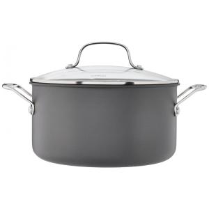 Panela Antiaderente 6 Litros com Tampa em Aço Anozidado, Chefs Classic Cuisinart 644 24