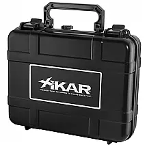 Humidor de Viagem Xikar Preto Resistente à Água com Vedação Hermética para 20 Charutos