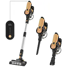 Aspirador de Pó Multifuncional TASVAC sem Fio com Acessórios e Painel LED, 110V 260W, Azul