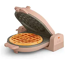 Máquina de Waffles bella FlipnStore com Revestimento Cerâmico EverGood, Design Compacto que Economiza Espaço, Indicador de Energia