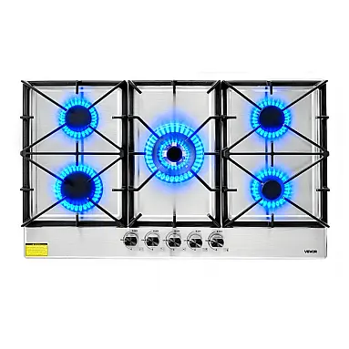 Cooktop a gás 5 bocas