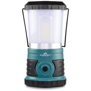 Lanterna LED Sun 1500 Lúmens A Pilha 500gr Luz 360 Branca Suave Resistente a Água, BLAZIN BISON, Azul turquesa