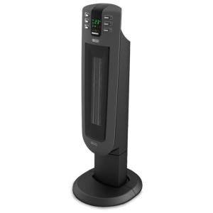 Aquecedor Elétrico, Cerâmica, Controle Remoto, 1500W, 110v, DELONGHI TCH7690ER, Preto