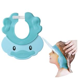 Chapéu Viseira Infantil Protetor de Olhos Hora do Banho, CHISLIM, Azul