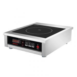 Cooktop de Indução Elétrico Portátil 1 Queimador, 3500W, 220V, ABANGDUN, Prateado