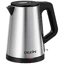 Dezin LL 8822 Chaleira Elétrica 1.7L com Desligamento Automático, Aço Inox e Proteção contra Fervura, 110V, 1000W, Verde