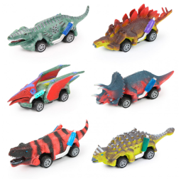 Brinquedos de Dinossauro EASYFUN para Crianças 35 Carros de Brinquedo com Corda 6 Pack Brinquedos de Dinossauro para Meninos e Meninas de 3