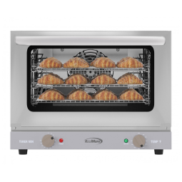 Forno de Convecção de Bancada KoolMore para Assadeiras de Tamanho Quarto com 3 Grelhas 1440W de Potência em Aço Inoxidável,