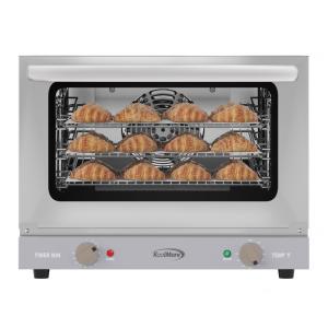 Forno de Convecção de Bancada KoolMore para Assadeiras de Tamanho Quarto com 3 Grelhas 1440W de Potência em Aço Inoxidável,