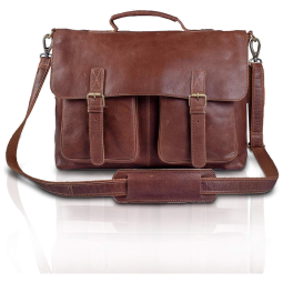 KomalC Bolsa, Pasta de Couro para Laptop Unissex