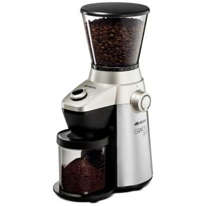 Moedor de Café e Grãos Elétrico Profissional 378g, Aço Inoxidável, 110v, DELONGHI ARIETE 3017, Branco