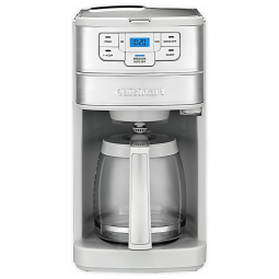 Cafeteira Automática Programável 12 Xícaras em Aço Inox, 110V Cuisinart DGB 400SS, Branca