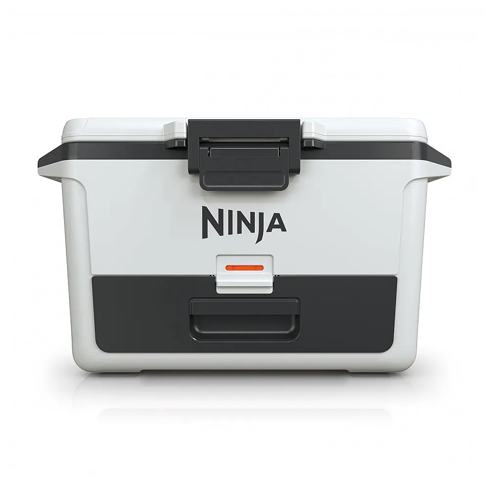 Cooler Térmico Portátil 46L com Gaveta em Zona Seca, Premium Mantém o Gelo por Dias, Ninja FB151GY FrostVault, Branco