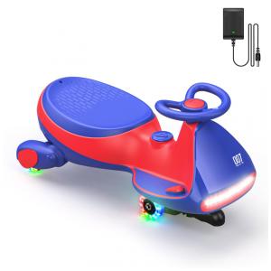 Carro Elétrico Infantil 12V FanttikRide N7 Pro - CyberWiggle, 2 em 1, Antitombo, Rodas com Luzes, Pedal e Bateria Recarregável