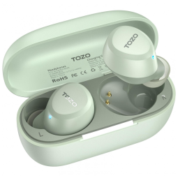 Mini Fones de Ouvido Bluetooth com Estojo de Carregamento e Resistência a Agua IPX5, TOZO A1, Branco