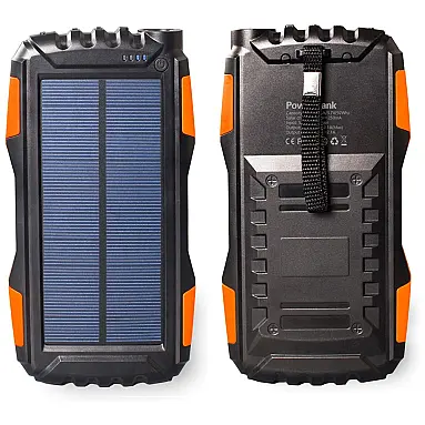 Powerbank Carregador Solar 25000mAh LED
