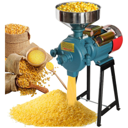 SLSY Electric Grain Mill Grinder Heavy Duty 3000W, 110V Grain Grinder Machine Feed Grain Mills, Dry Cereals Rice Coffee Wheat Corn Mills