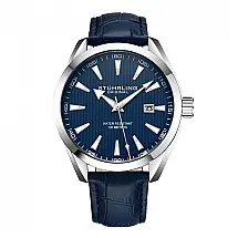 Relógio Masculino Stuhrling Forte 3953 Quartzo 42mm, Azul