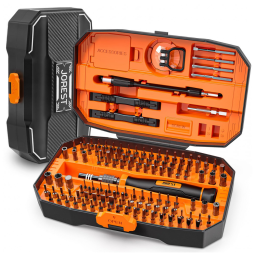 Kit de Chaves de Fenda de Precisão JOREST 152 Peças 1 Kit CR-V Colorido 140 Bits Torx Triwing Flexível