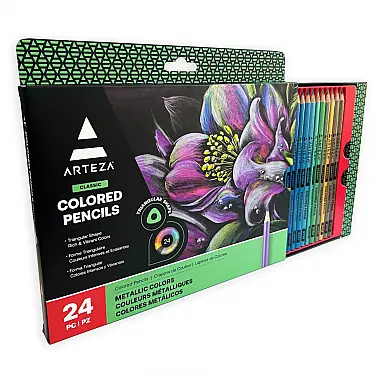 Lápis de Cor Metálicos ARTEZA,