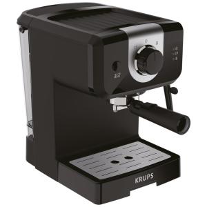 Cafeteira Elétrica Programável XP3208 Expresso e Cappuccino com Bomba de 15 Barras 1,5 Litros, KRUPS 8010000314, Preto