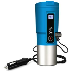 Máquina de Café Expresso Temperatura Inteligente Visor LCD 12V Uso Azul