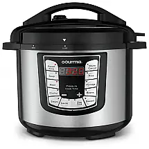 Gourmia Panela de Pressão Elétrica GPC625, 13 Modos de Cozimento, Aço Inoxidável, Prata com Preto 110V