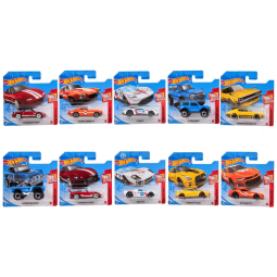 Coleção de Brinquedos Hot Wheels com 10 Carros ou Caminhões, Conjunto Amazon de 10 Veículos em Escala 1:64 para Colecionadores Infantis
