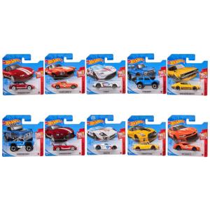 Coleção de Brinquedos Hot Wheels com 10 Carros ou Caminhões, Conjunto Amazon de 10 Veículos em Escala 1:64 para Colecionadores Infantis